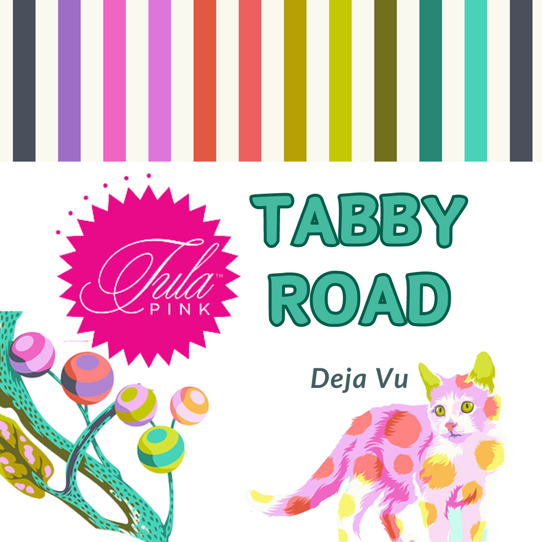 Tula Pink Tabby Road Deja Vu - logo