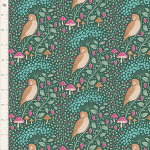 Tilda, Hibernation - Sleepybird Lafayette 100538 puuvillakangas