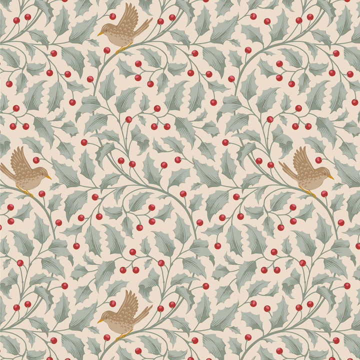 Tilda - Merry Little Christmas ljusblå Fat Quarter-paket, 5 st bomullstyger