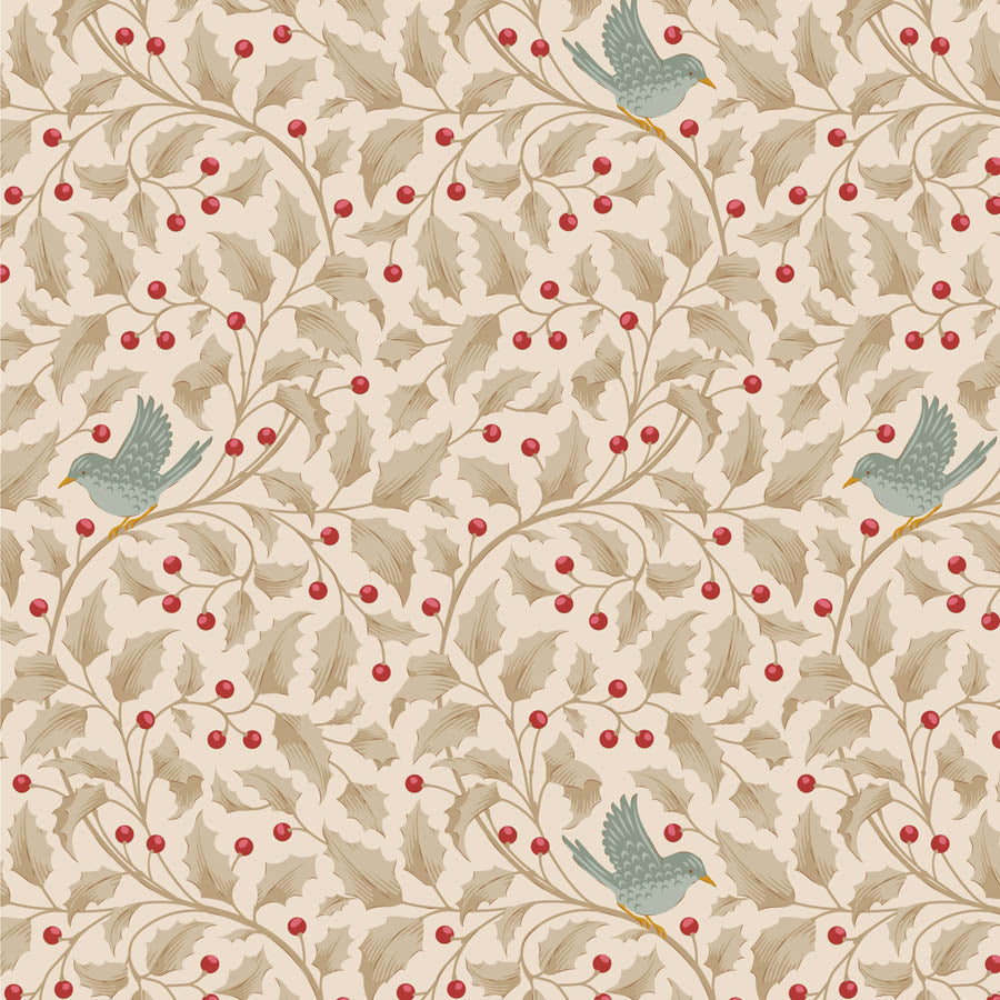 Tilda - Merry Little Christmas Light Fat Quarter Bundle, 5 bomullstyger