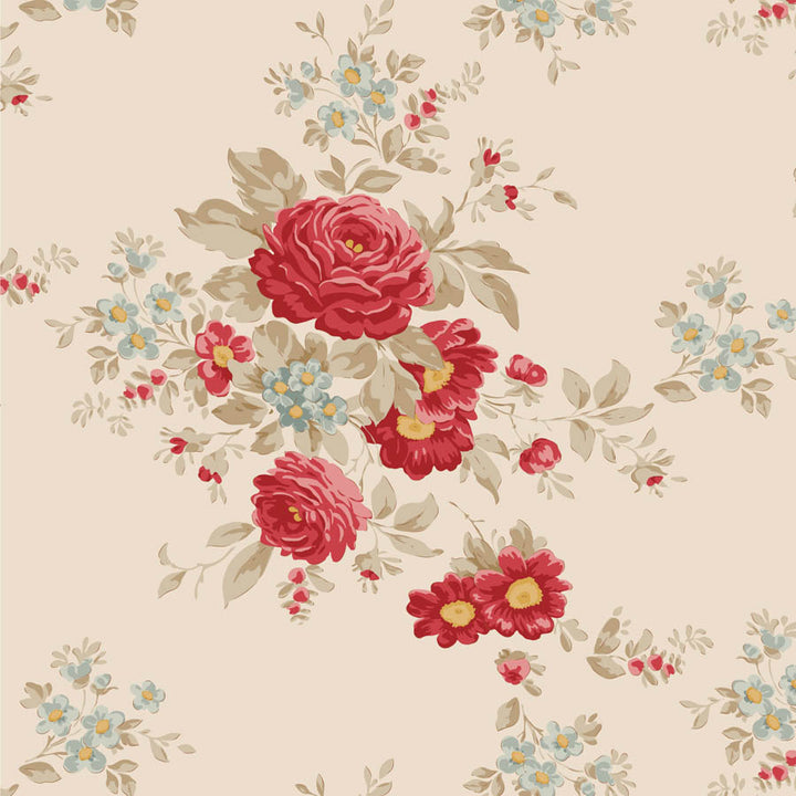 Tilda - Merry Little Christmas Light Fat Quarter Bundle, 5 bomullstyger