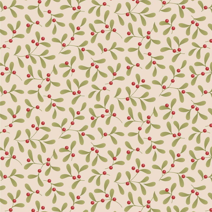 Tilda - Merry Little Christmas Light Fat Quarter Bundle, 5 bomullstyger