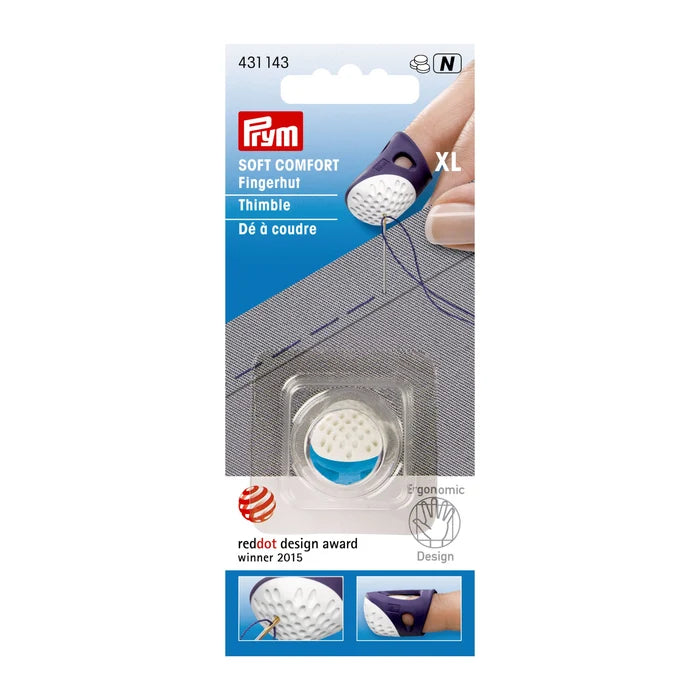 Prym Ergonomics Soft Comfort -sormustin XL pakkauksessa