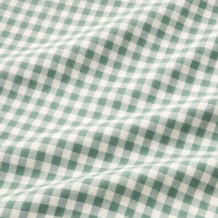 Tilda Wideback Basics Gingham Duckegg lankavärjätty ruutukangas mintunvihreänä ja luonnonvalkoisena, leveys 274 cm