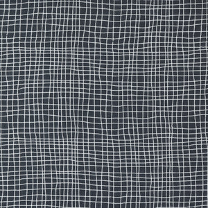 Zen Chic - Filigree 1815-21 Grids Black puuvillakangas