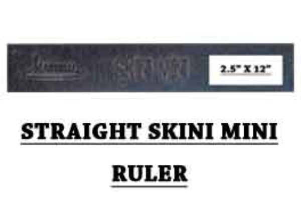 Martelli Skini Mini viivain, 2,5x12 tuumaa, liukumaton pohja