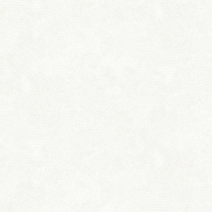 Valkoinen puuvillakangas, jossa on hienovarainen, teksturoitu kuvio – Dimples 1867-L7 Pearl.