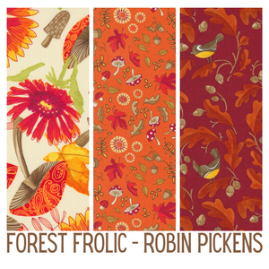 Robin Pickens - Forest Frolic puolen metrin puuvillakangas nippu