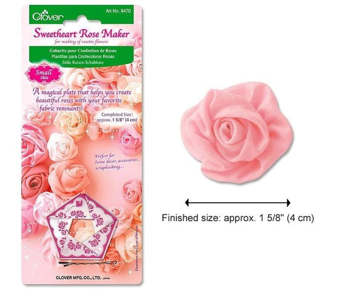 Clover Sweetheart Rose Maker- ruusutekijä pieni 8470