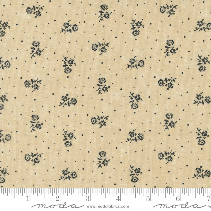 Kansas Troubles Quilters - Blackbird's Nest 9751-11 Thistle Tan Tonal puuvillakangas