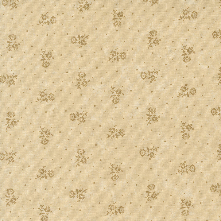 Kansas Troubles Quilters - Blackbird's Nest 9751-21 Thistle Tan Tonal puuvillakangas