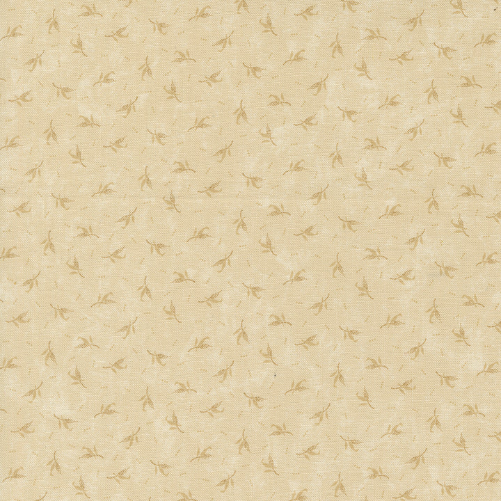 Kansas Troubles Quilters - Blackbird's Nest 9754-21 Feathers Tan Tonal puuvillakangas