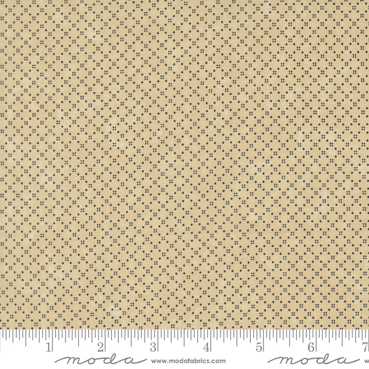 Kansas Troubles Quilters - Blackbird's Nest 9758-11 Bird Seed Tan puuvillakangas