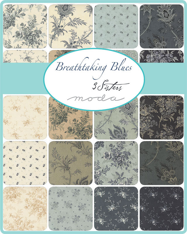 Breathtaking Blues 5" Charm tygbunt
