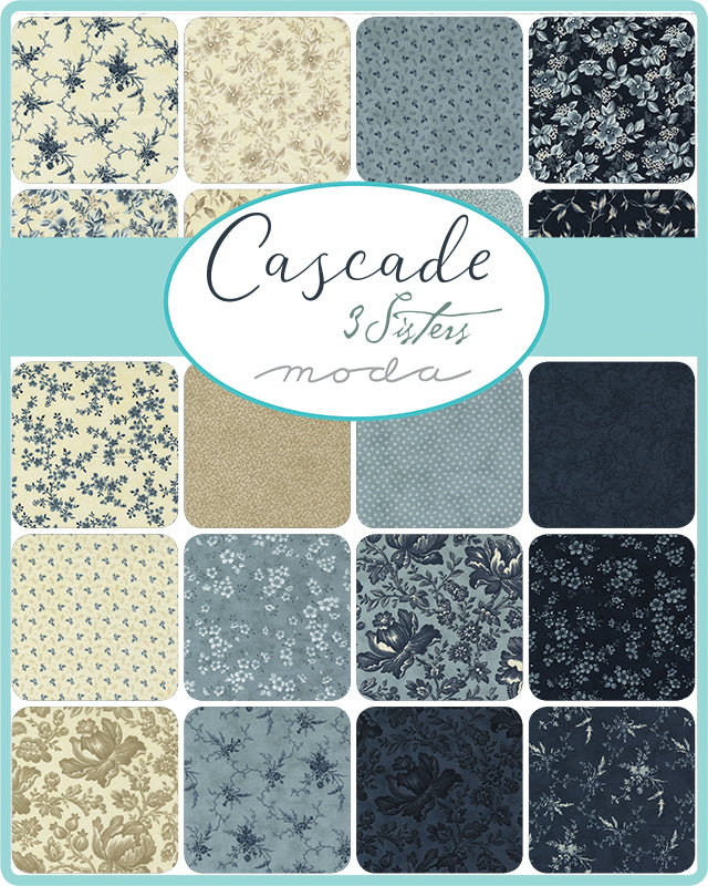 3 Sisters - Cascade - 5" Charm fabric bundle RP classic