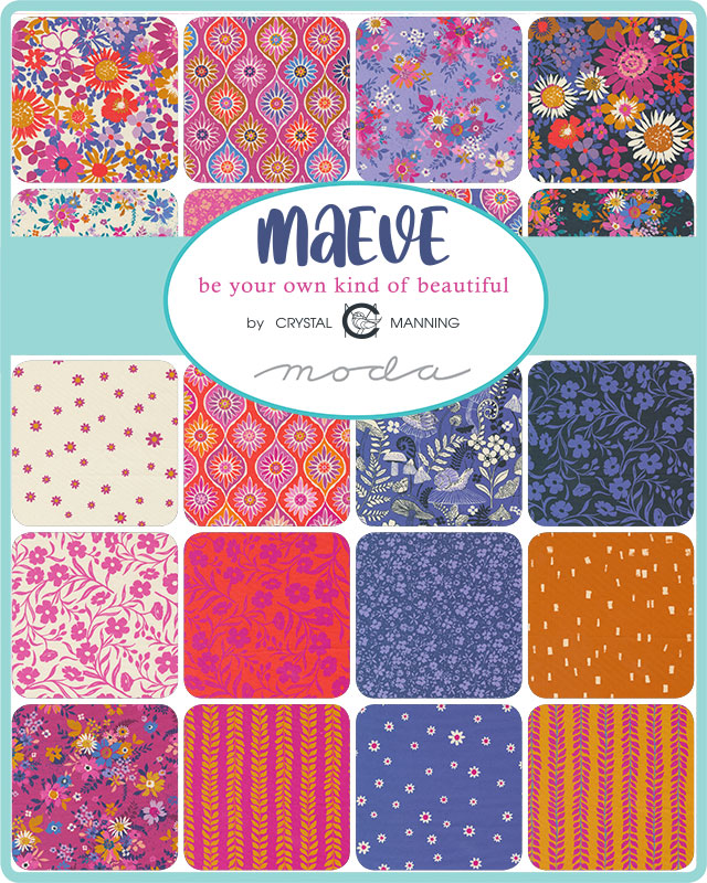 Crystal Manning - Maeve Layer Cake - cotton fabric bundle