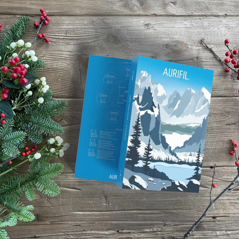Aurifil Le Alpi Joulukalenteri ompelulankapaketti