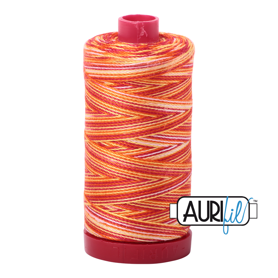 Aurifil 12wt 4657 Tramonto A Zoagli 100% puuvillalanka ompeluun, kirjontaan ja tikkaamiseen.