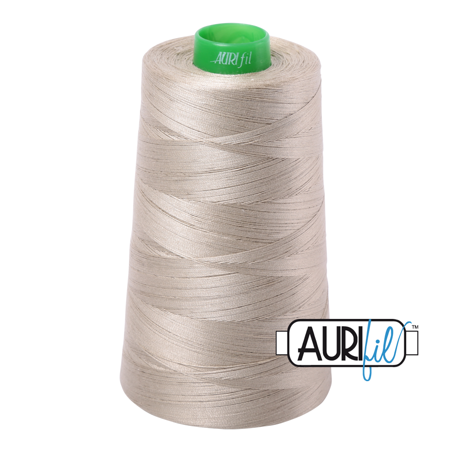Aurifil Cone 40wt 2324 Stone 100% puuvilla -ompelulanka kartiossa