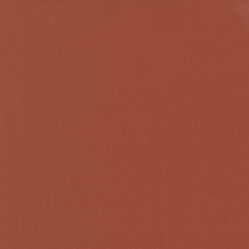 Bella Solids  9900-105 Rust ysivärinen puuvillakangas, ruskea