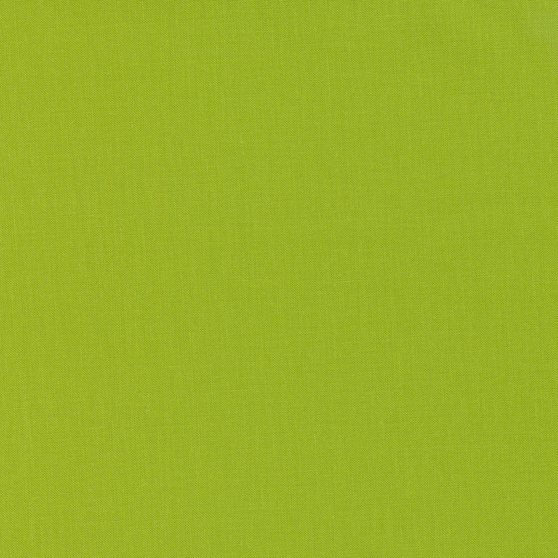 Bella Solids - 9900-369 Limeade yksivärinen puuvillakangas, vihreä