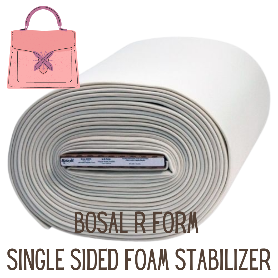 Bosal In R Form Single Sided Fusible Foam Stabilizer, yhdeltä puolelta tarttuva vanu