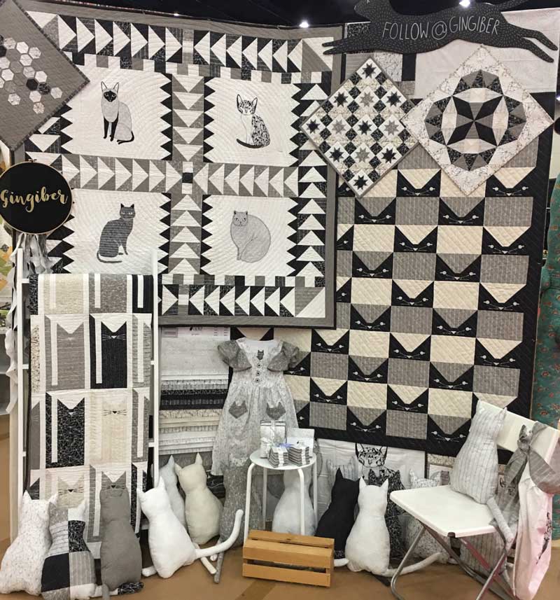 Gingiber - Catnip Cat Panel 48230-11 puuvillakangas, kissapaneeli