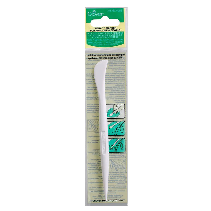 Clover Hera Marker Slim – kapea 15 cm merkkaustyökalu tilkkutöihin ja applikaatioon, valmistaja Clover