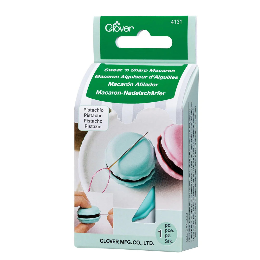 Clover Sweet 'n Sharp Macaron Nålspetsare – Pistage #4131