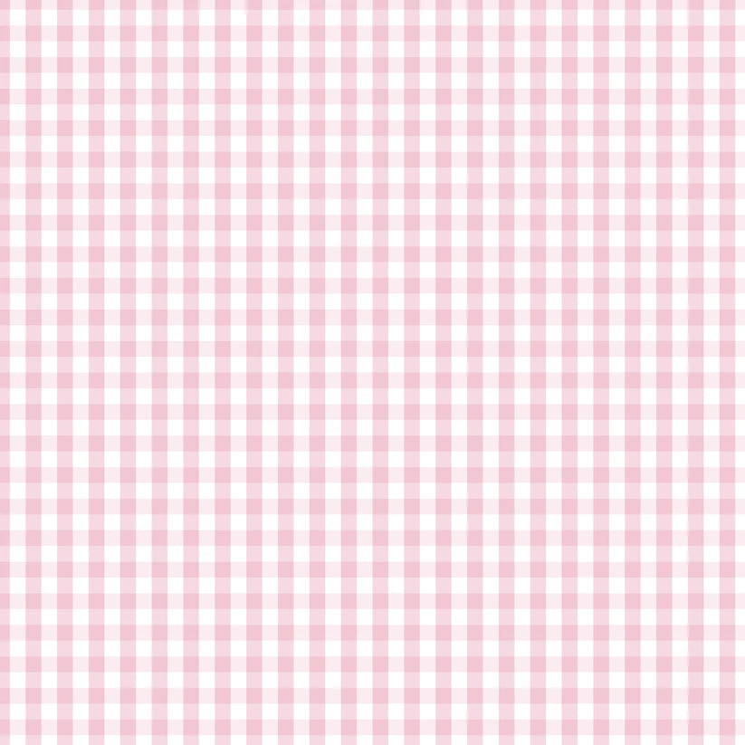 Devonstone Fundamentals Check Petal -puuvillakangas, vaaleanpunainen ja valkoinen gingham-ruutukuosi