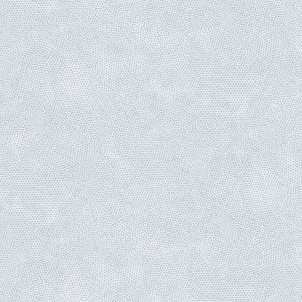 Vaaleanharmaa puuvillakangas, jossa on hienovarainen, teksturoitu kuvio – Dimples 1867-C5 Pale Silver.