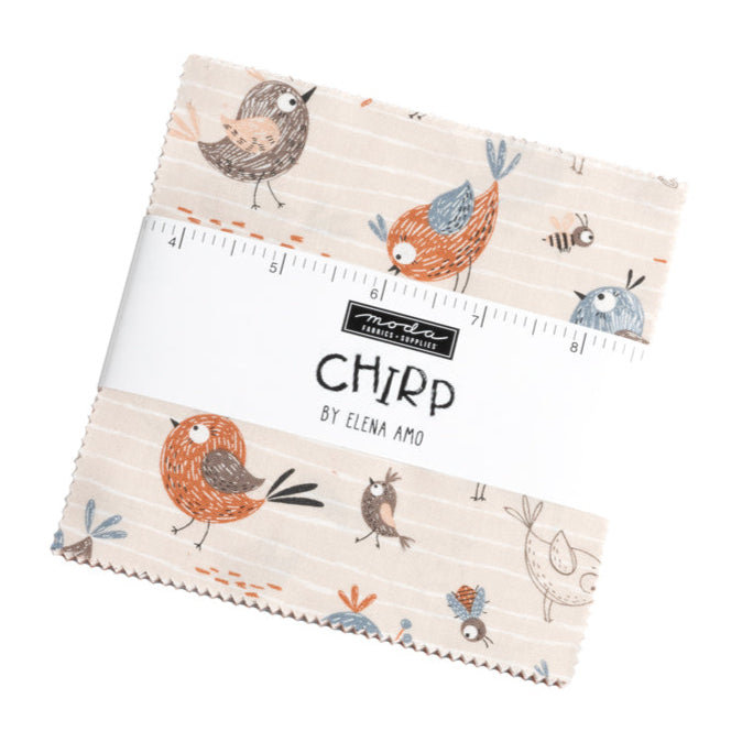 Elena Amo - Chirp - 5" Charm fabric bundle RP-modern