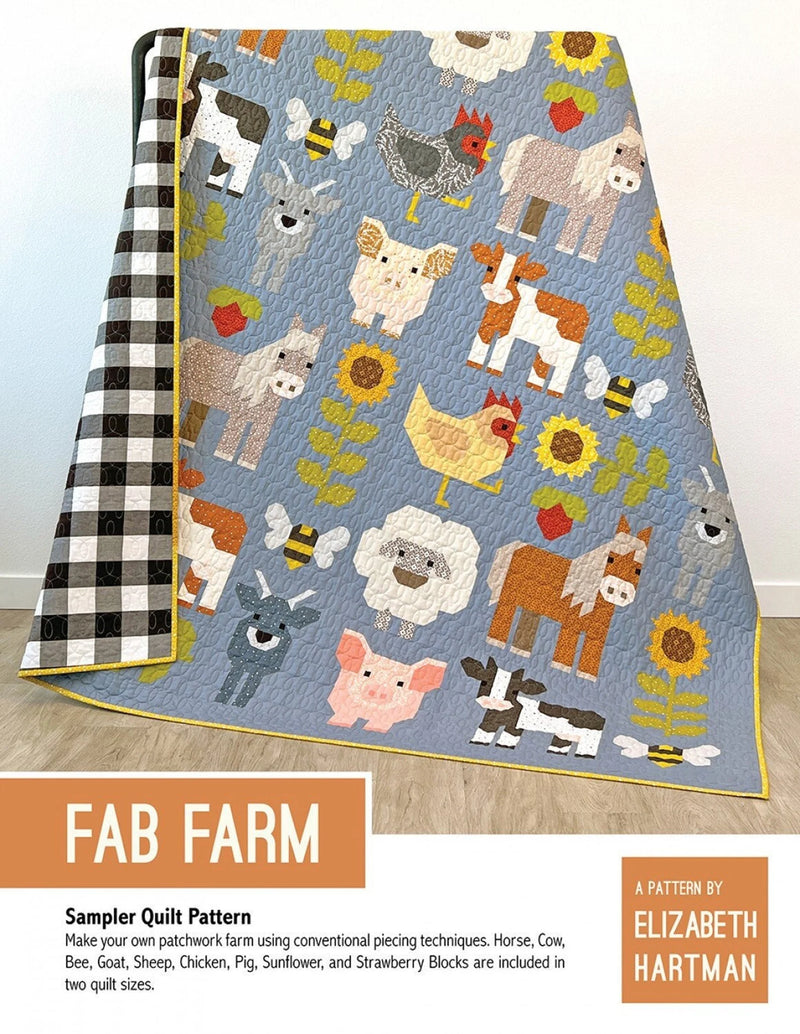 Elizabeth Hartman - Fab Farm EH-069 tilkkutyöohje (paperiversio)