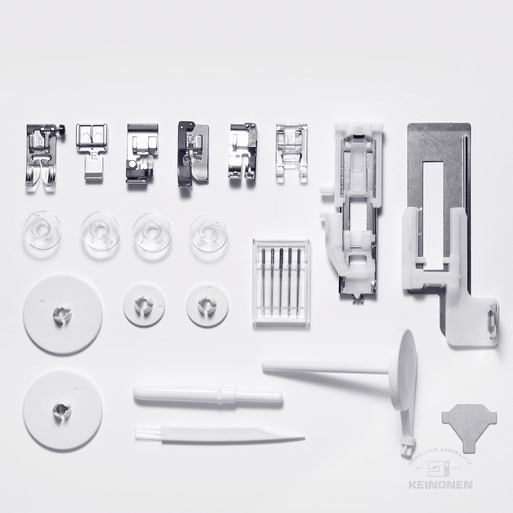 Elna eXperience 570α elektroninen ompelukone lisätarvikkeet