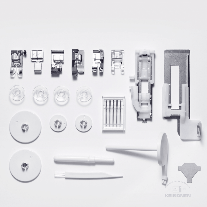 Elna eXperience 570α elektroninen ompelukone lisätarvikkeet