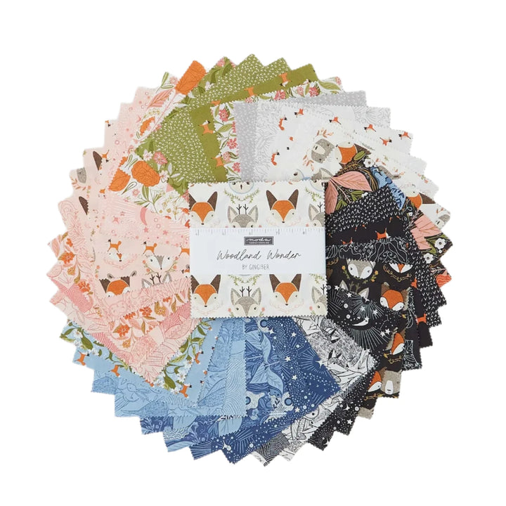 Gingiberin Woodland Wonder kokoelmasta charm pack