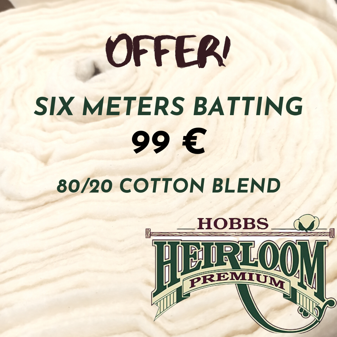 Hobbs Heirloom Premium 80/20 puuvillasekoitevanu 6m
