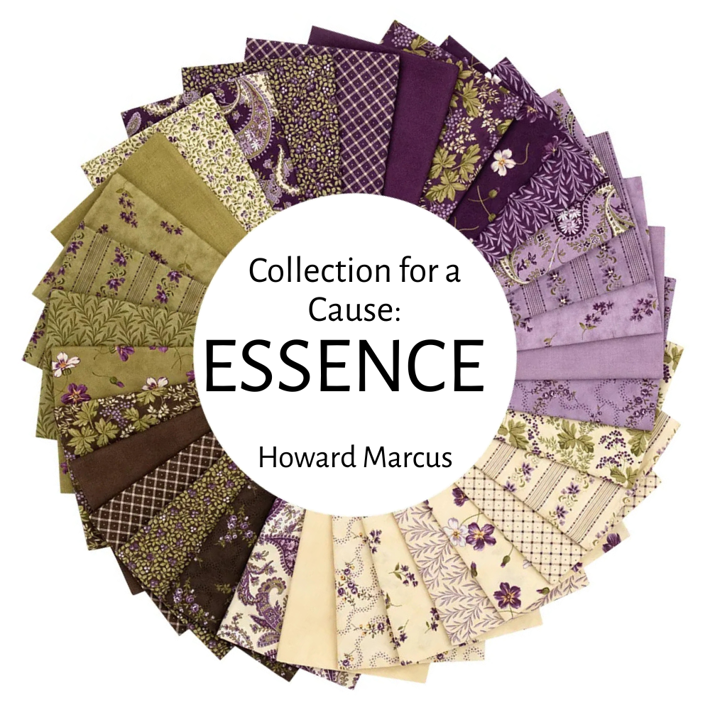 Howard Marcus Collection For A Cause Essence 5” Charm kangasnippu, klassinen puuvillainen tilkkutyökangas