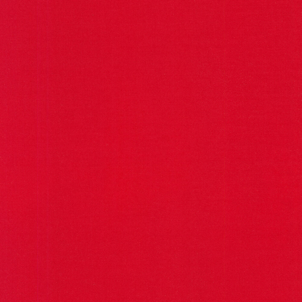 Kona Cotton Solids Red, punainen yksivärinen puuvillakangas