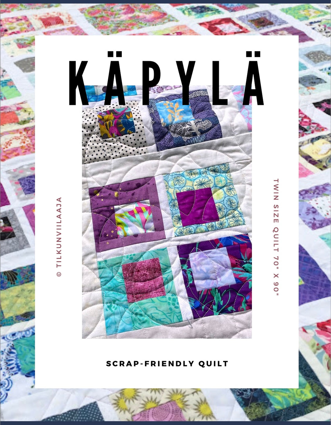 Cover page of Käpylä Quilt Pattern 