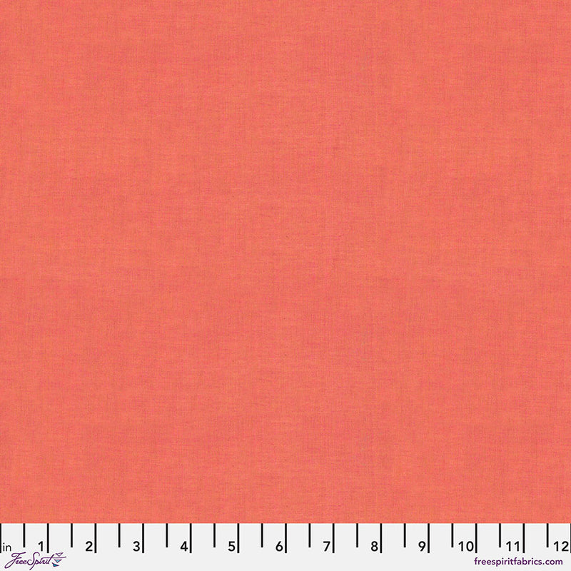 Kaffe Fassett Shot Cottons Persimmon SCGP136.PERSIMMON yksivärinen puuvillakangas