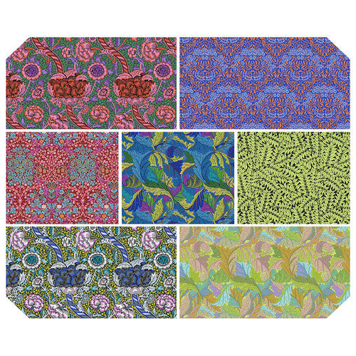 Kaffe x Morris&Co. - Fat Quarter - Bold puuvillakangas FQ-nippu