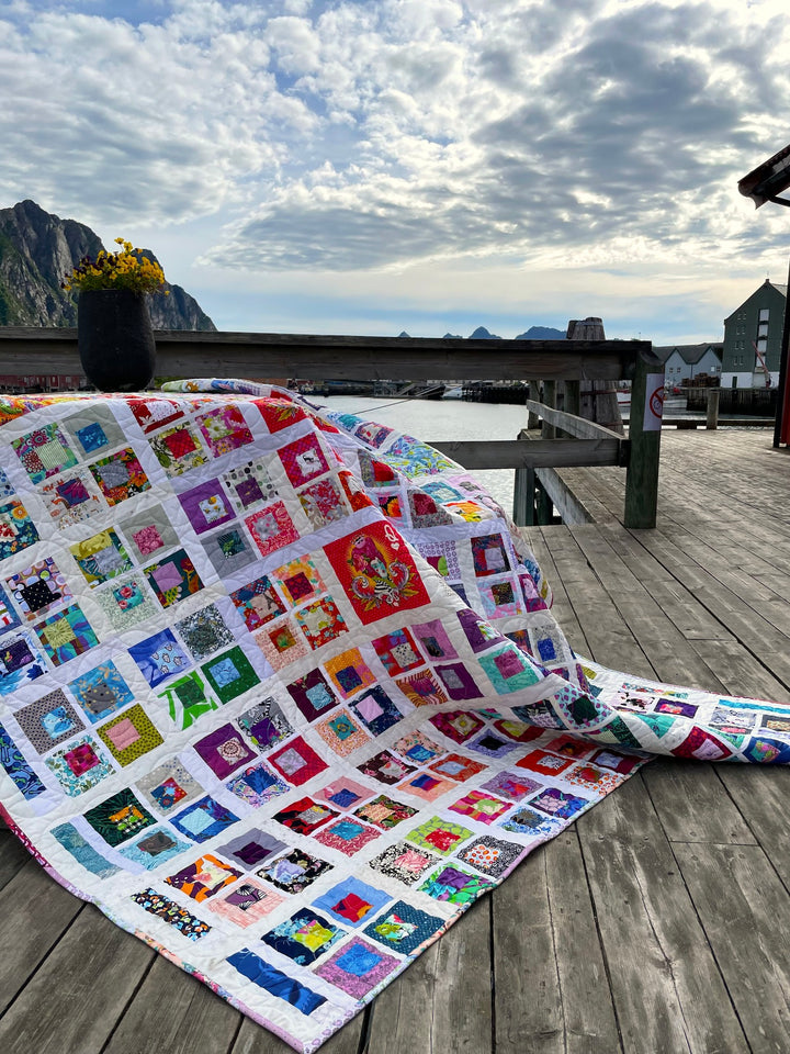 Käpylä quilt pattern – Modern and scrap-friendly | Instant PDF download