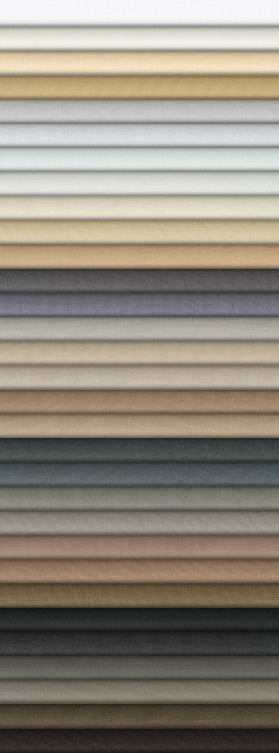 Kona Cotton Solids Tahitian Pearl palette