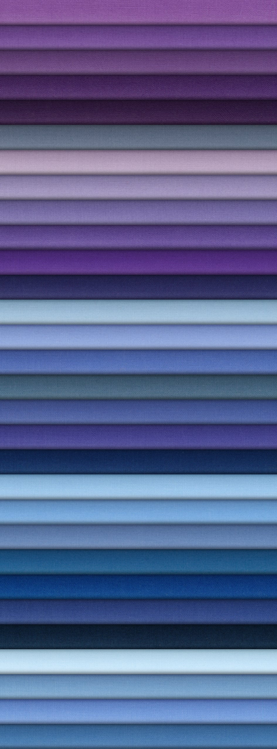 Kona Cotton Solids Tanzanite palette