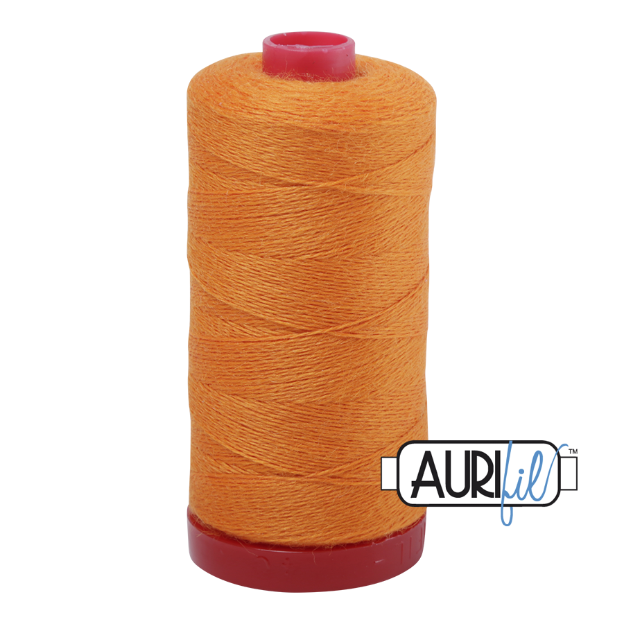 Aurifil Wool 12wt 8235 Cairo Bright Orange villasekoite -ompelulanka