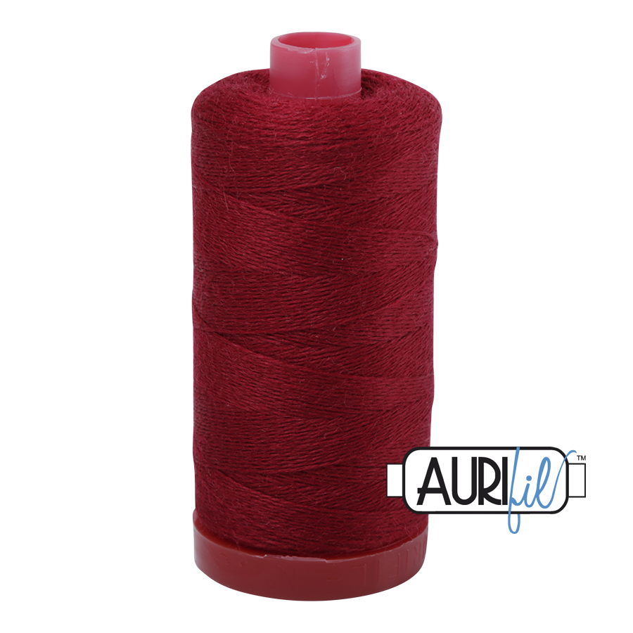 Aurifil Wool 12wt 8403 Dars Raspberry villasekoite -ompelulanka
