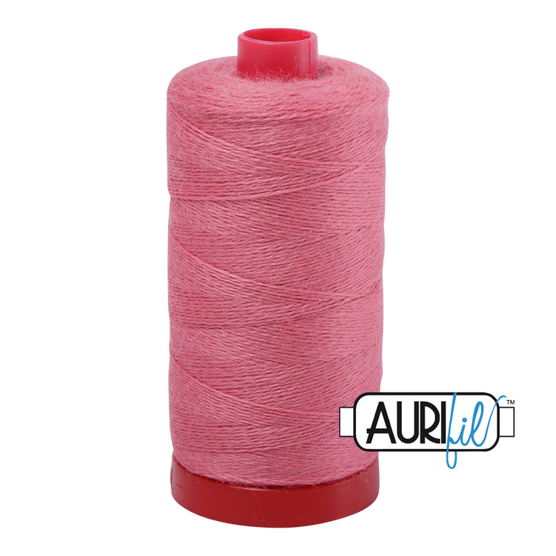Aurifil Wool 12wt 8431 Rosy Melon villasekoite -ompelulanka