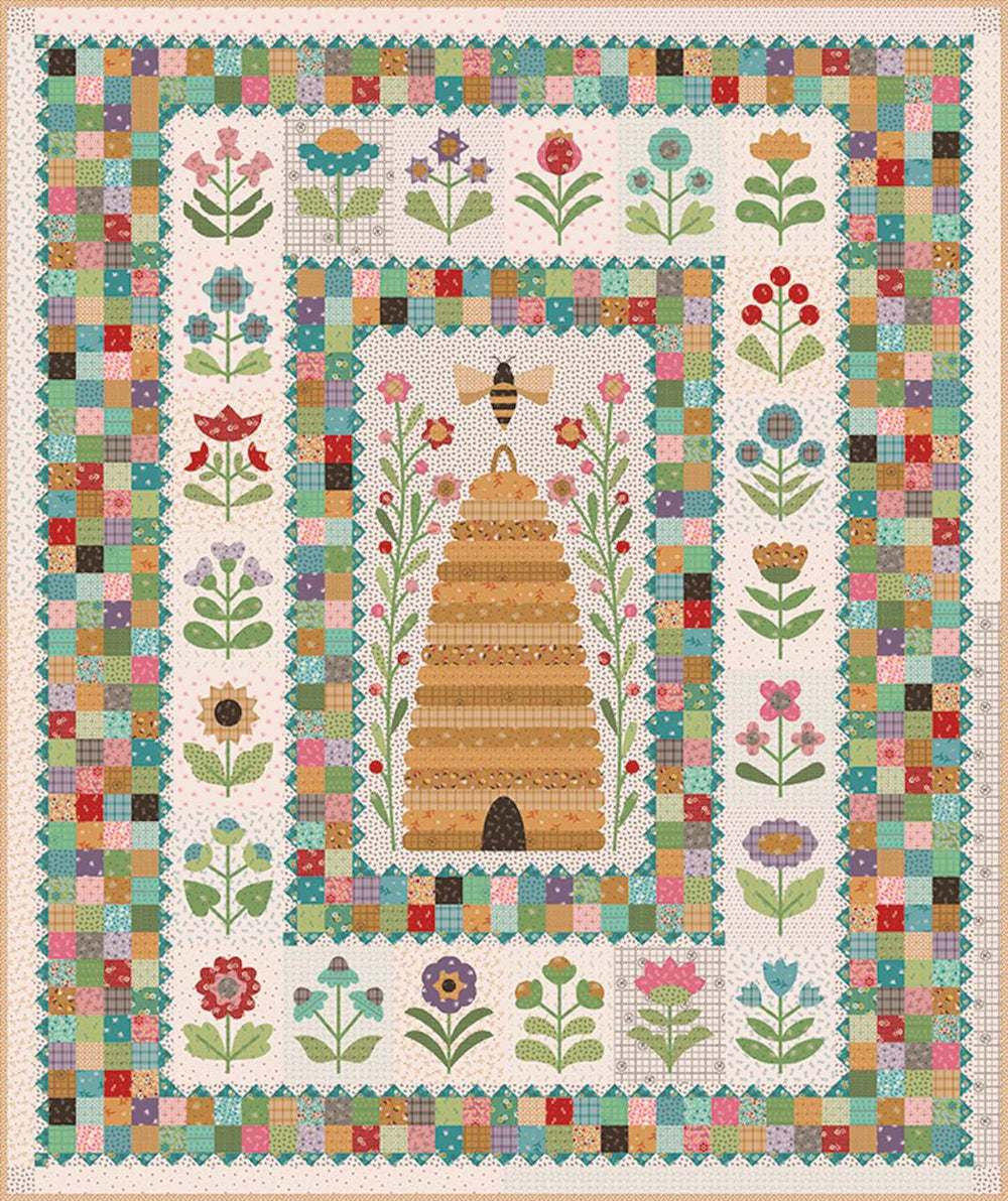 Lori Holtin Honey Bee Garden tilkkupeitto