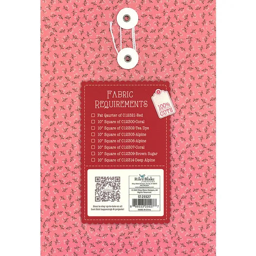Lori Holt Prairie Quilt Seeds 4 -tilkkutyökaava – kukkablokki